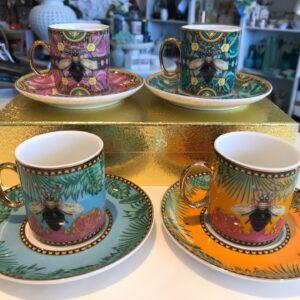 Set of 4 * Espresso cups