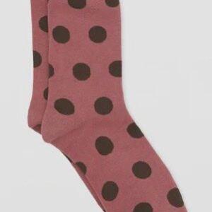 Stella and Gemma pink spot socks