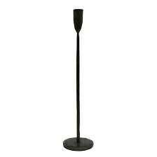 Forged iron candle stick * large * set of two